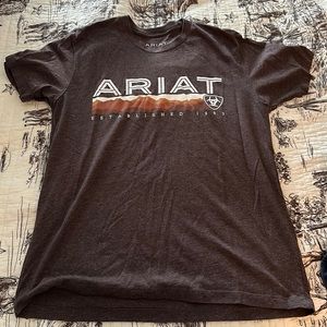 Women’s ariat brown t shirt- small